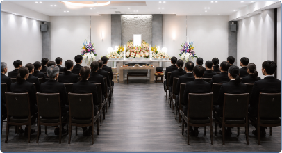 ゆったり家族葬式場