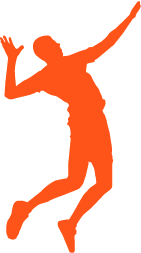 バレーボールシルエット2