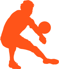 バレーボールシルエット3